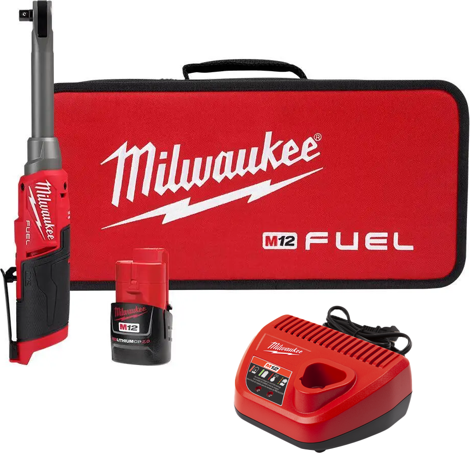 Milwaukee kit Milwaukee M12 Fuel 3/8 Inch Extended Reach High Speed Kit