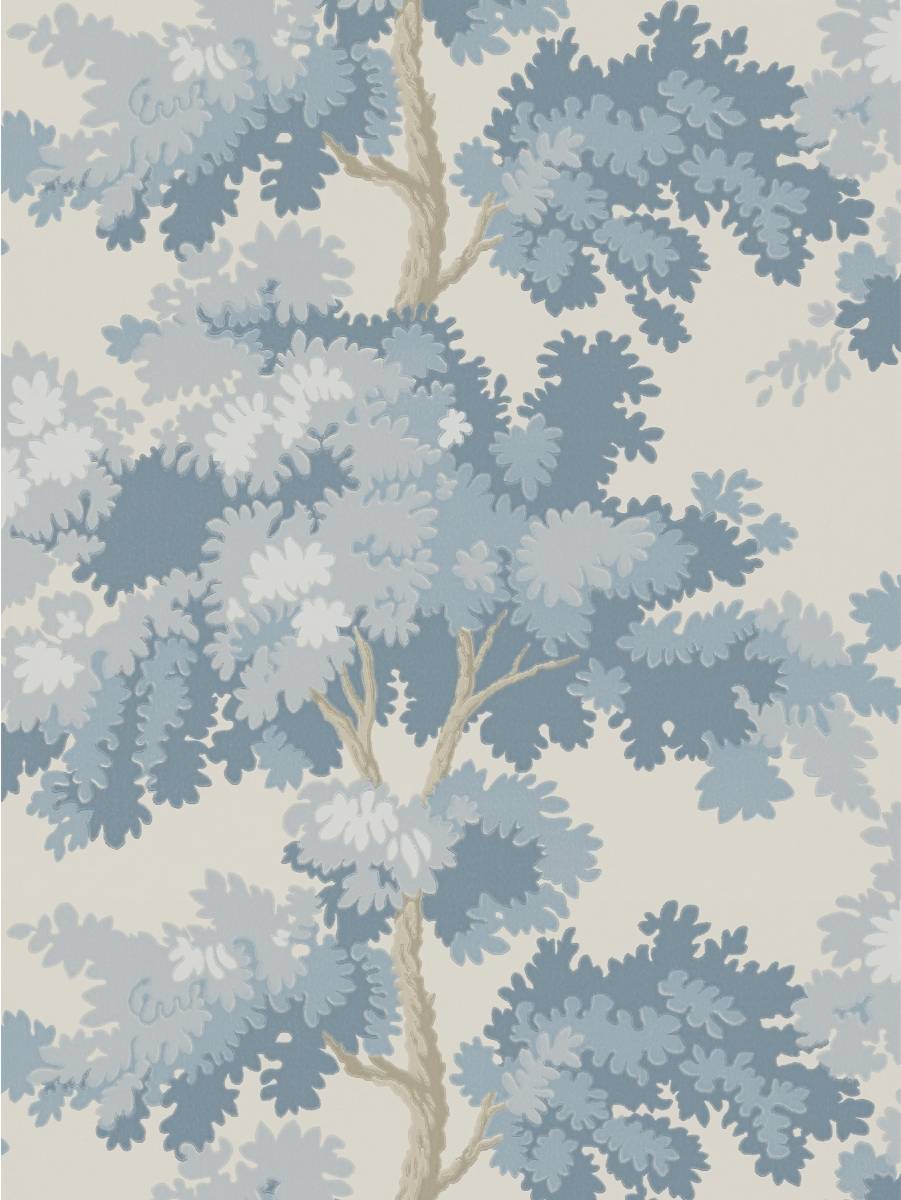 Scalamandre Raphael Wallcovering Light Blue