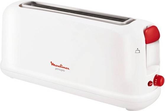 LS160111 1000W Toaster Transparant Rood