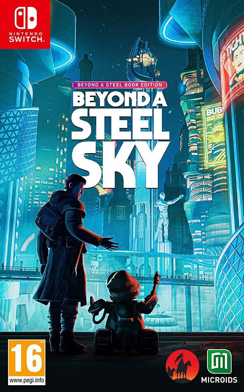 Beyond A Steel Sky Code In A Box Nintendo Switch Action Äventyr
