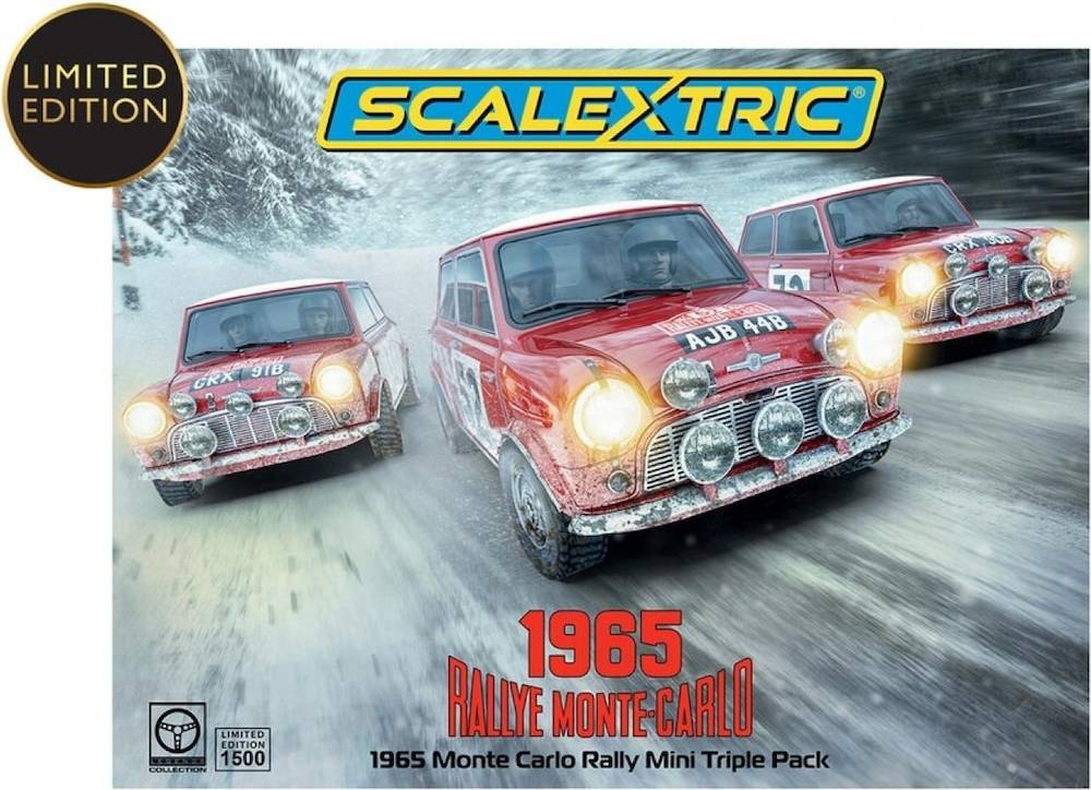 Scalextric 1965 Monte Carlo Rally Mini Triple Pack