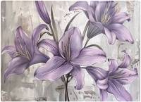 Warren Reed Purple Lilies In Bloom One Size Chopping Board
