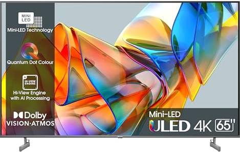 Hisense 65" tv Hisense 65 Inch ULED Mini-LED 4K Smart TV