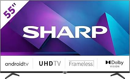 Sharp 4T-C55FN6KL2AB 55-Inch 4K Android Smart TV