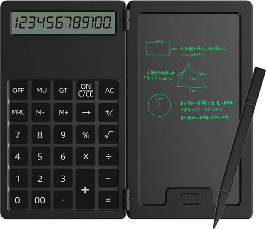 Calculator With Writing Board 12 Digits LCD Display