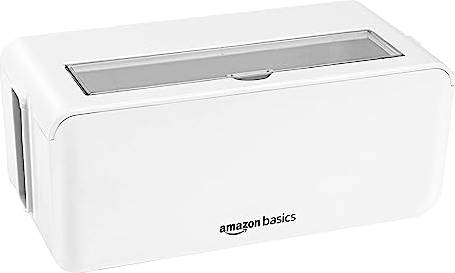 Amazon Basics Cable Tidy Box Large White