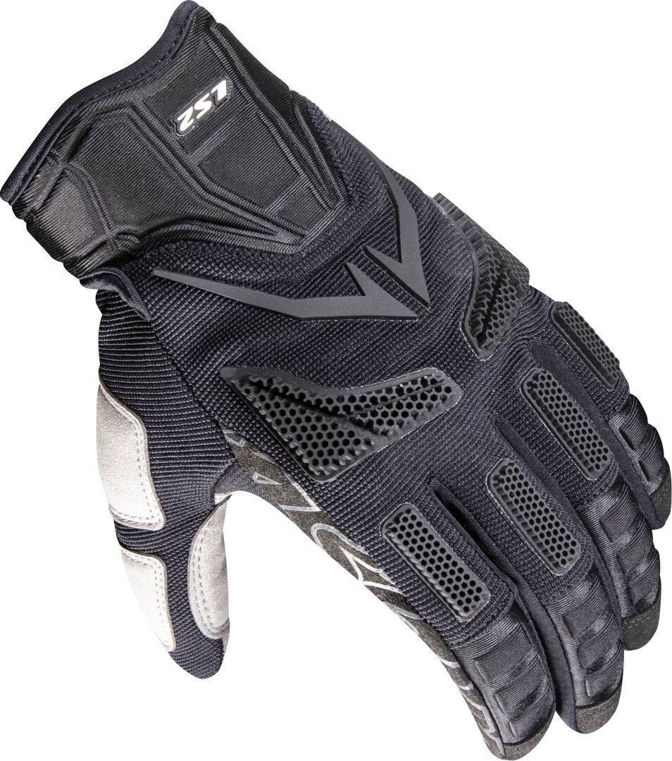 LS2 Ravin Motorcycle Gloves - Black/Grey