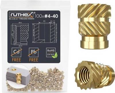 Threaded Insert RX-4-40x5.7 GE-4-40x57-001