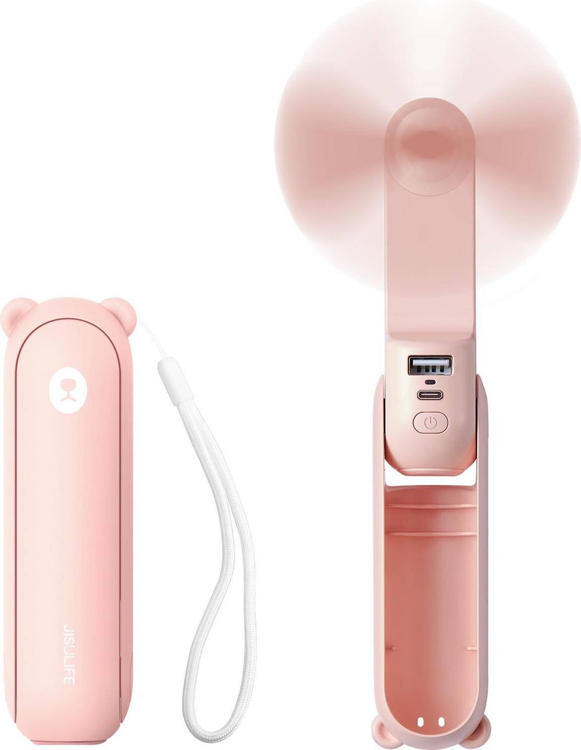 Ventilatore Portatile Life8 Rosa Pink