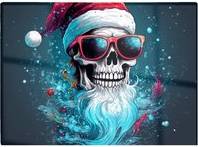 Warren Reed Magical Santa Hat Skull Splashart Multi One Size Chopping Board