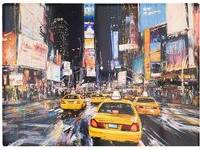 Warren Reed Times Square In Vivid Stroke Multi One Size Chopping Board