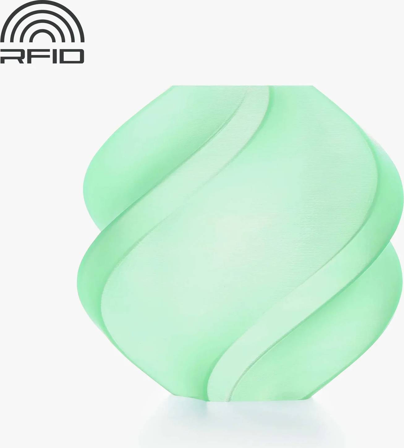 Bambu lab PLA Translucent Light Jade Spool