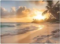 Warren Reed Sunrise In Paradise Multi One Size Chopping Board 40cm
