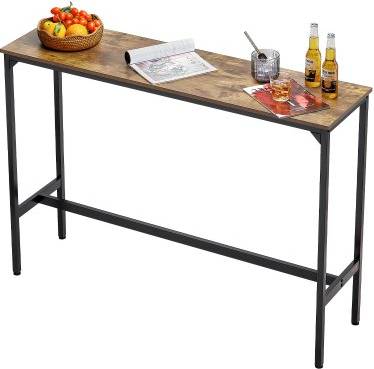VEVOR Sturdy Metal Frame Bar Table