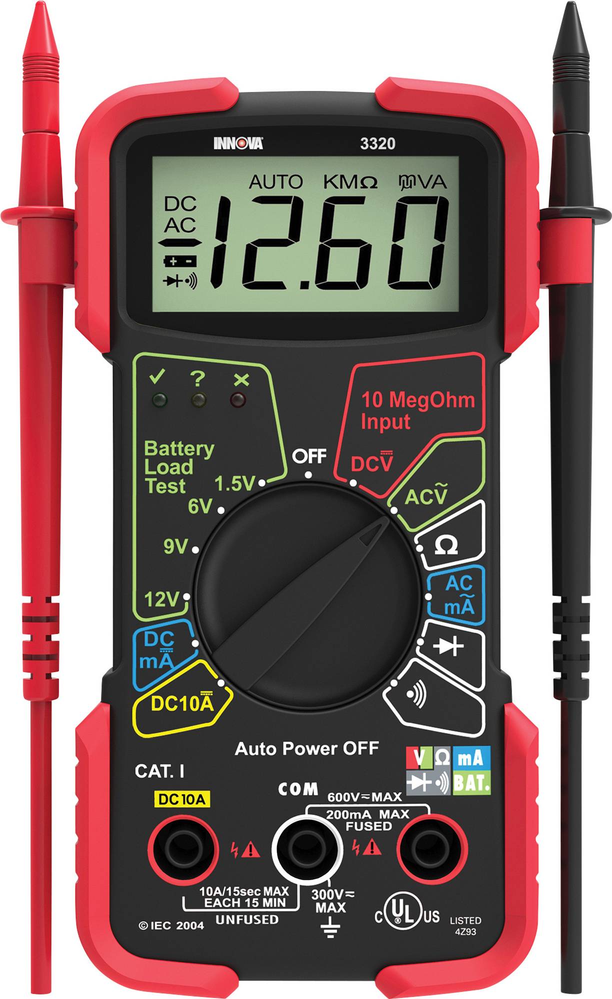 Multimeter Innova Digital Multimeter Model# 3320