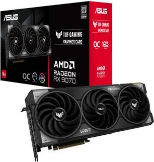 Rx 9070 ASUS Radeon RX 9070 TUF Gaming OC Grau RDNA4 GDDR6