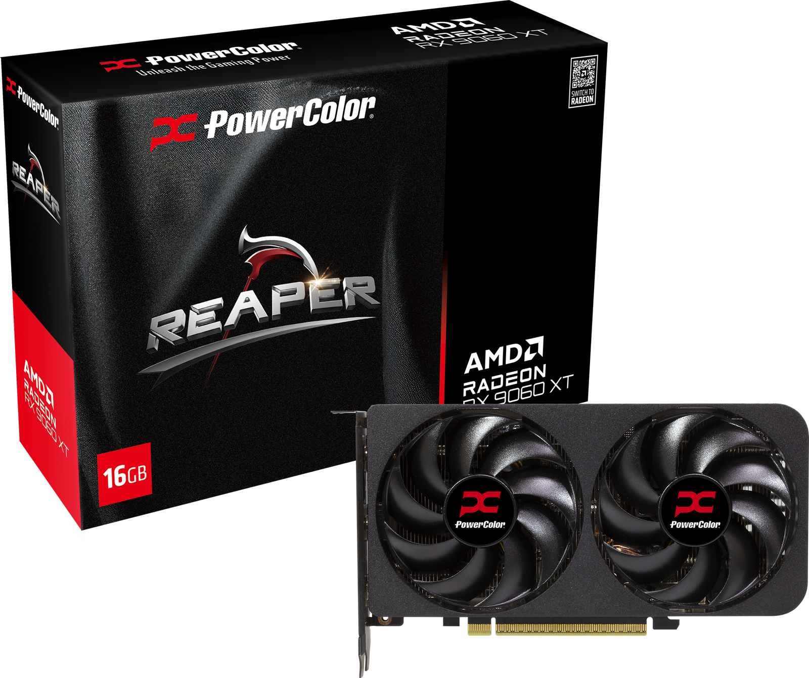 Powercolor Radeon RX 9060 XT Reaper 16GB GDDR6 Graphics Card