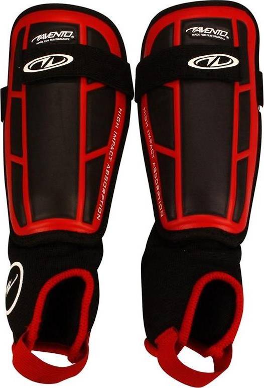 Avento Soft Shin Guards Rouge