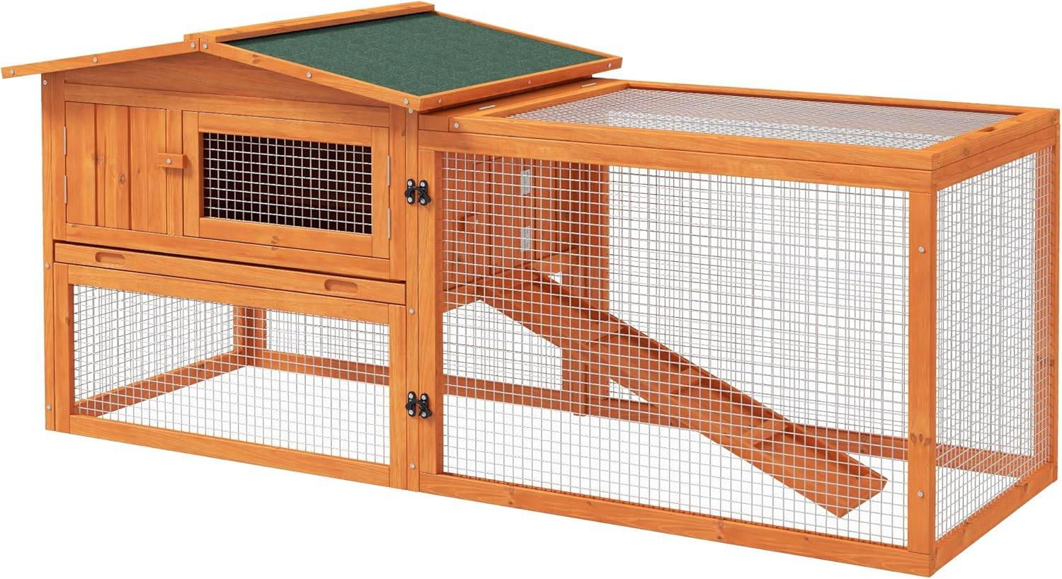Pawhut Outdoor Rabbit Hutch
