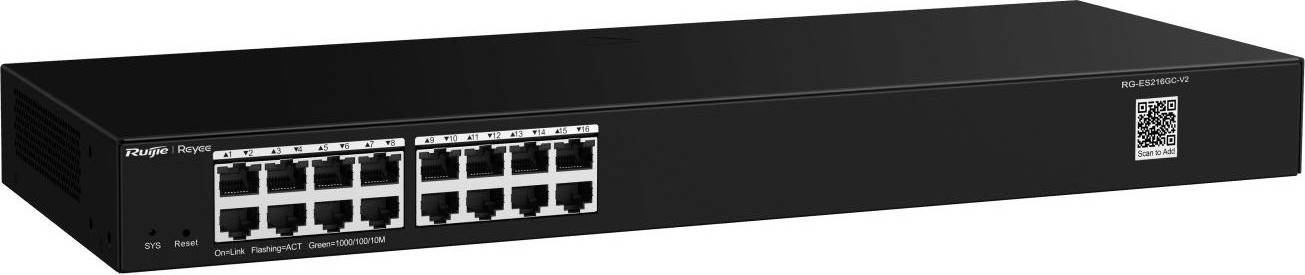 Smart Switch Gigabit 16 Porte RJ45