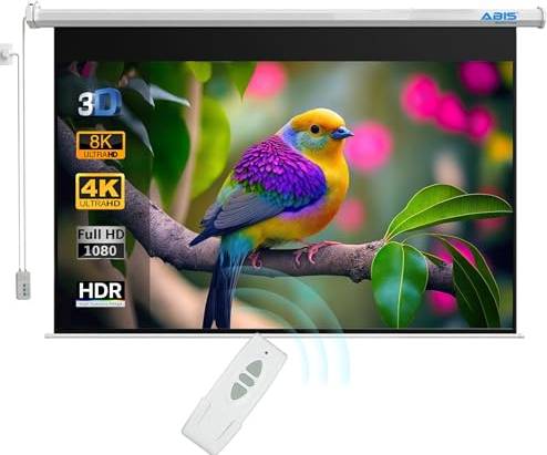 Abis 84 Inch Electric Motorised Projector Screen