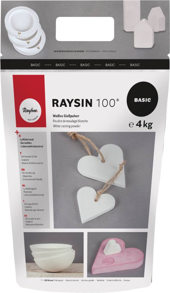 Rayher Raysin 100 Gießpulver 4kg Weiß