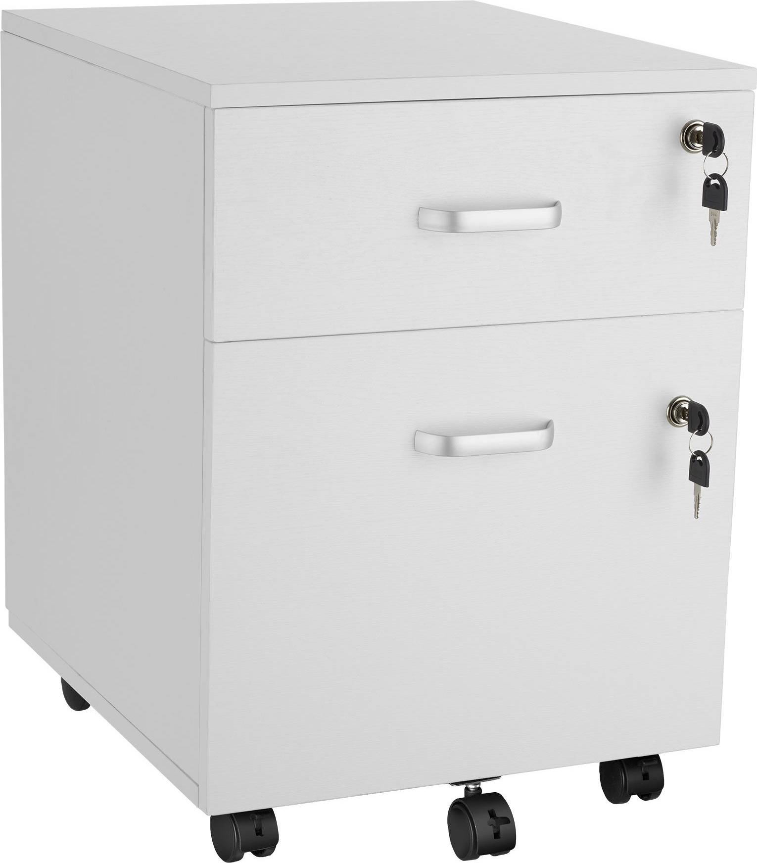 Filing 2 Rolling Lockable Drawers