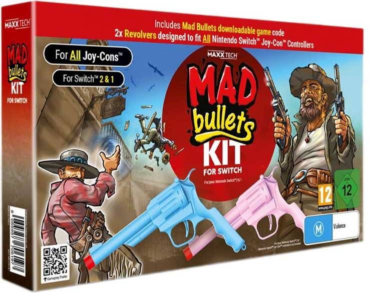 Nintendo switch 2 Maxx Tech Nintendo Switch 2 Mad Bullets Kit