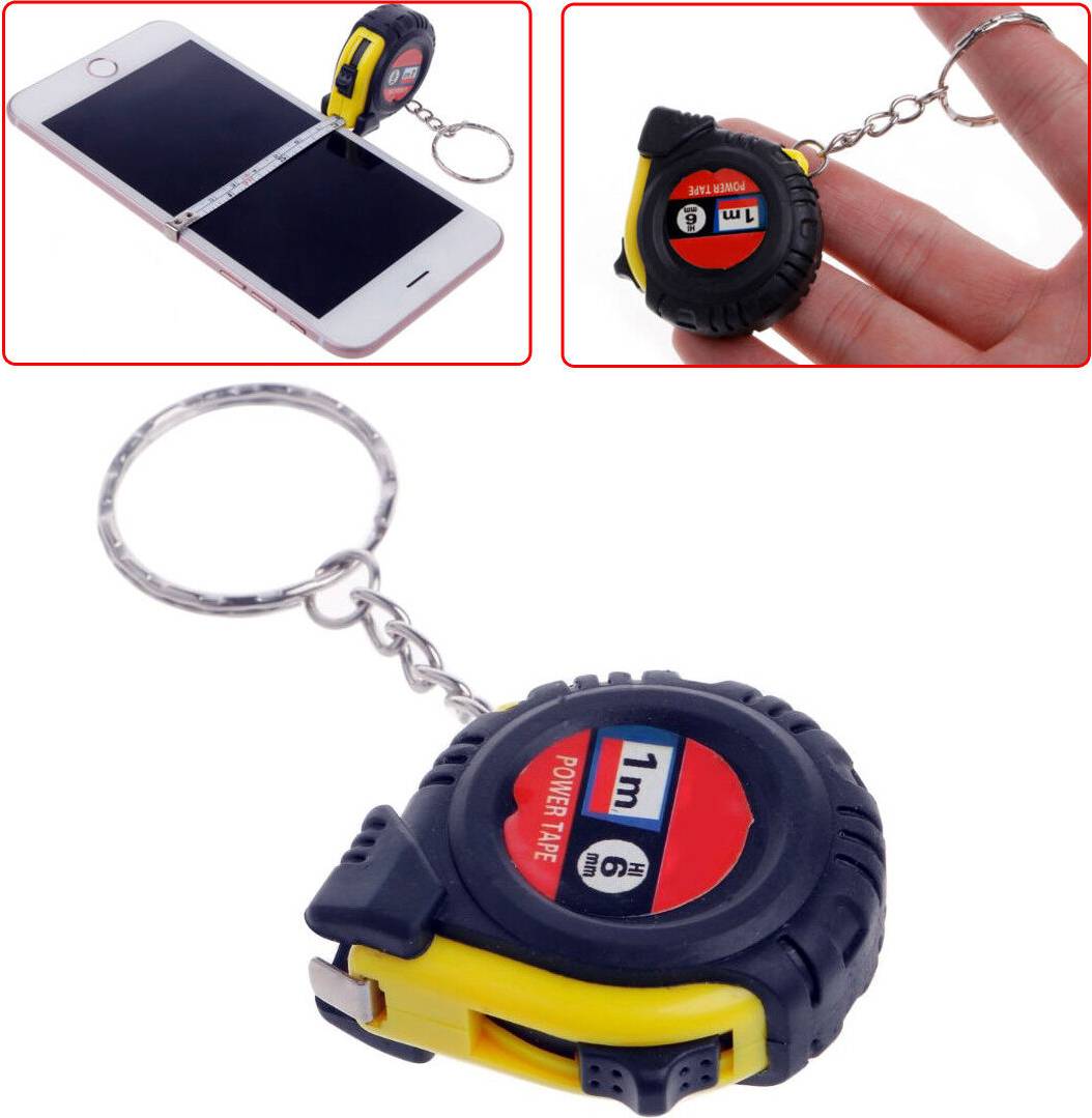 Retractable Ruler Key Chain