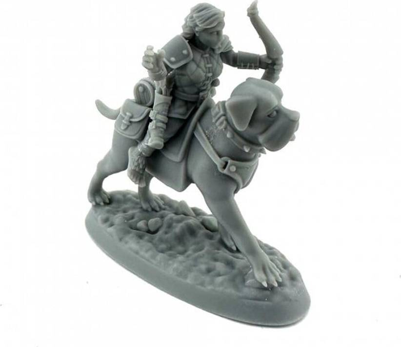 Reaper Female Halfling Dog Rider