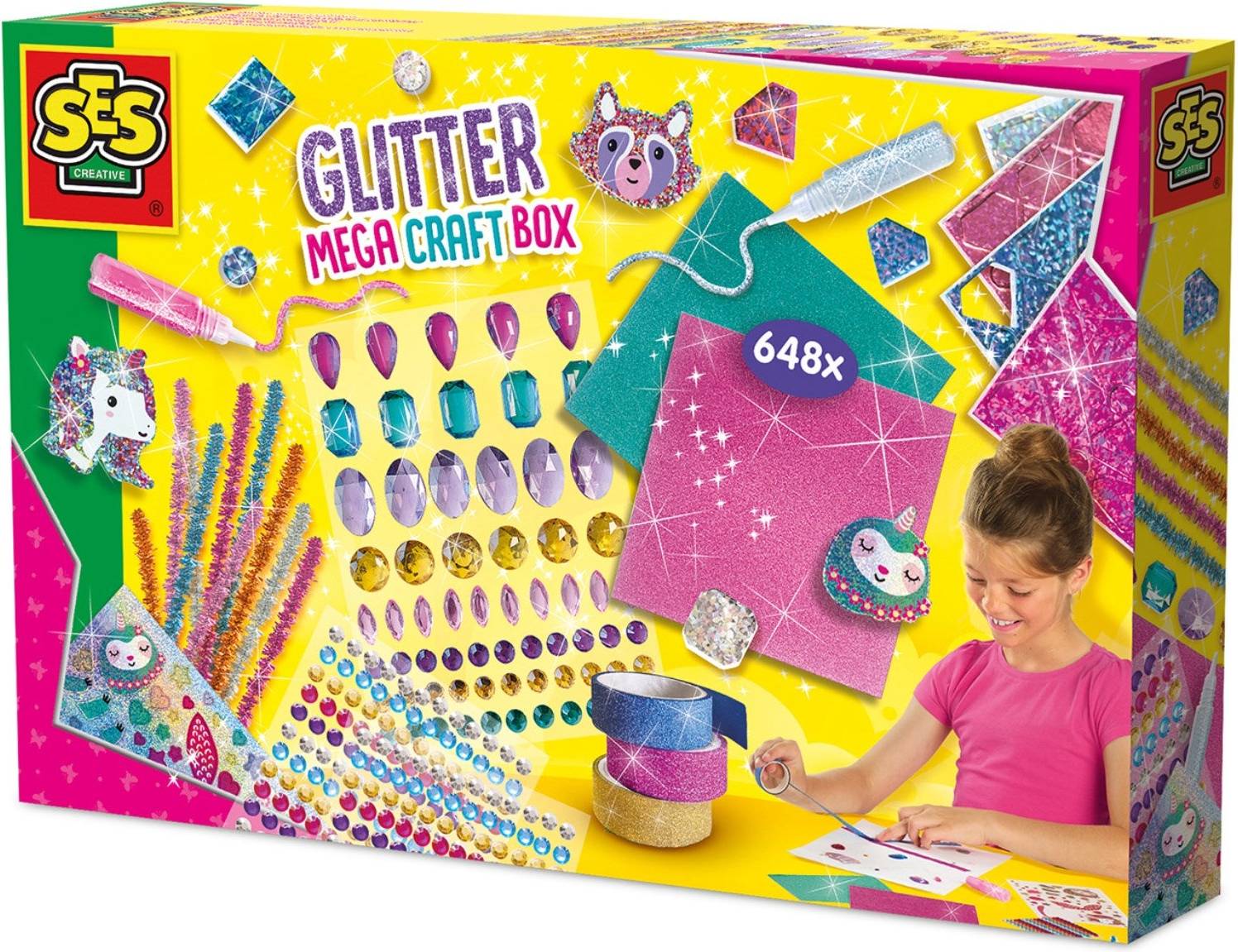 SES Creative Glitter Mega Craft Box