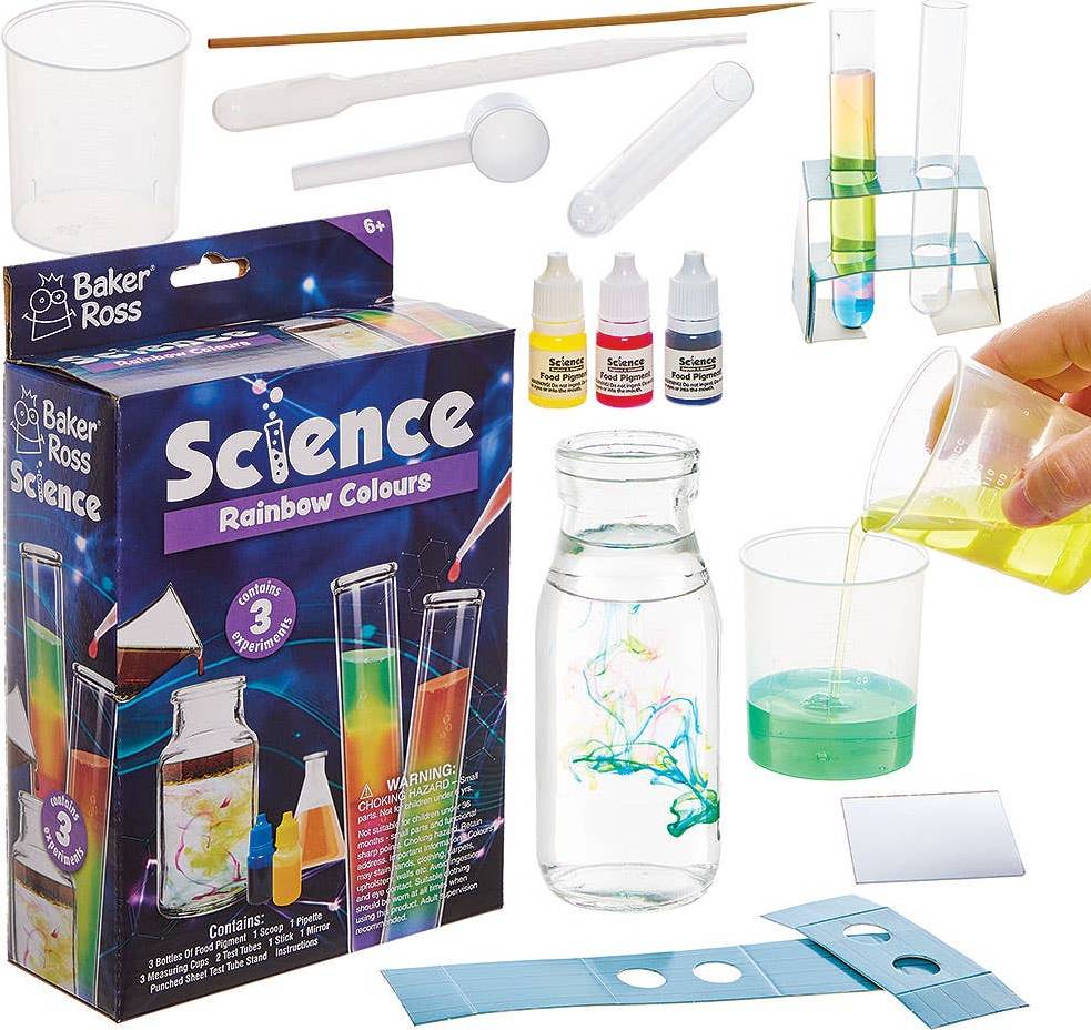 Baker Ross Rainbow Colours Science Kit