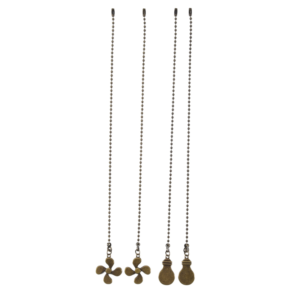 SEM 4Pcs Ceiling Fan Pull Chain Set