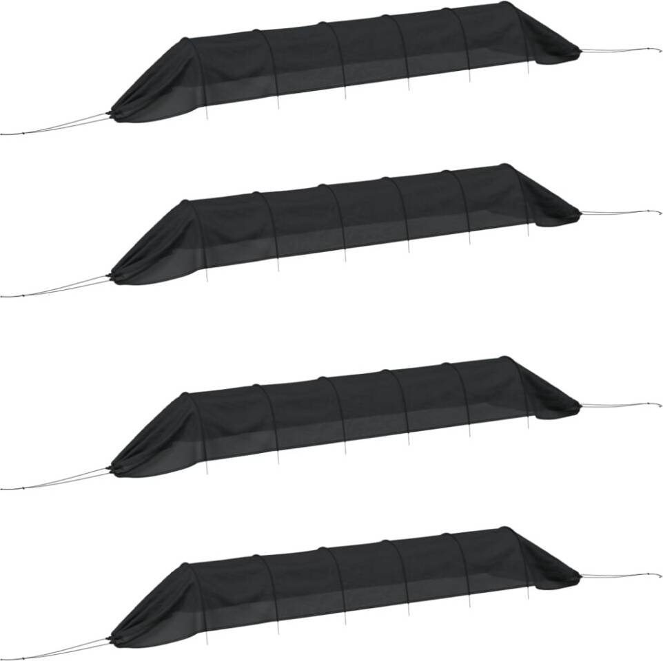 vidaXL Netting Tunnels Insect Protection Net 4 Pcs