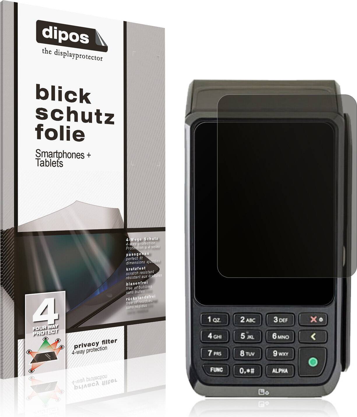 Dipos 4-Way Privacy Filter Screen Protector