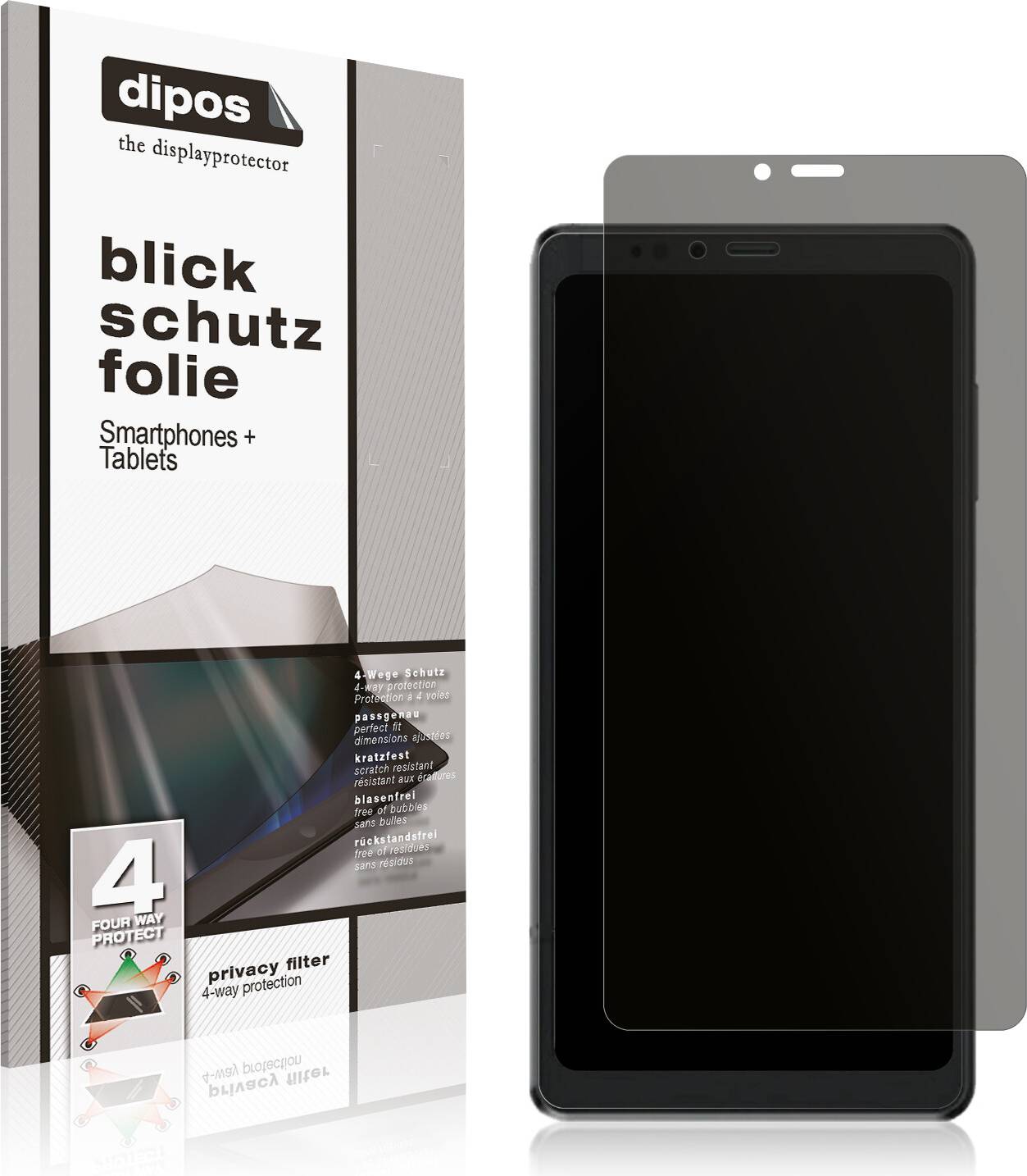 Dipos Hisense A9 Privacy Filter Screen Protector