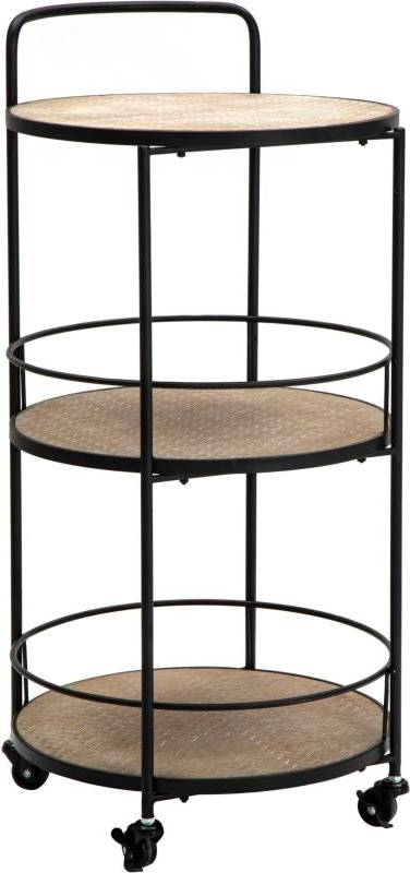 Mauro Ferretti Industrielt Look Rullevogn Metal MDF Rullebord