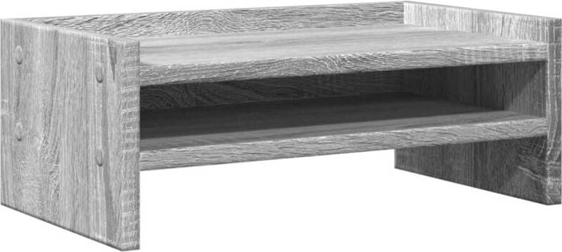 vidaXL Monitor Stand Desk Riser Engineered Wood TV Bench