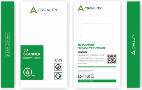 3d scanner Creality 6mm Scanner Reflective Markers