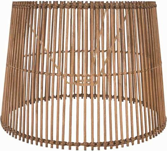 Rattan lamp shade At Home Natural Rattan Medium Shade Table Lamp