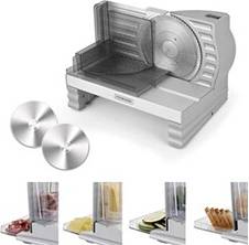 Trancheuse électrique double lames Inox