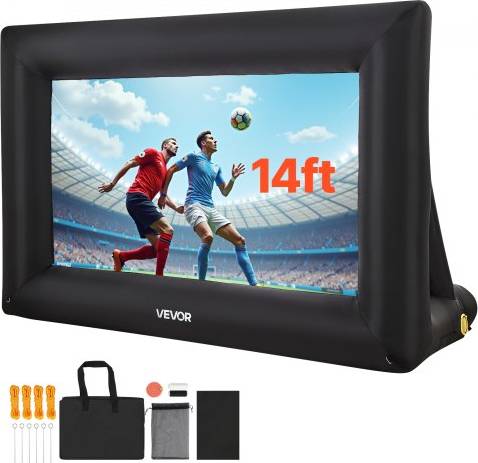 VEVOR 14 ft Inflatable Movie Screen 16 9