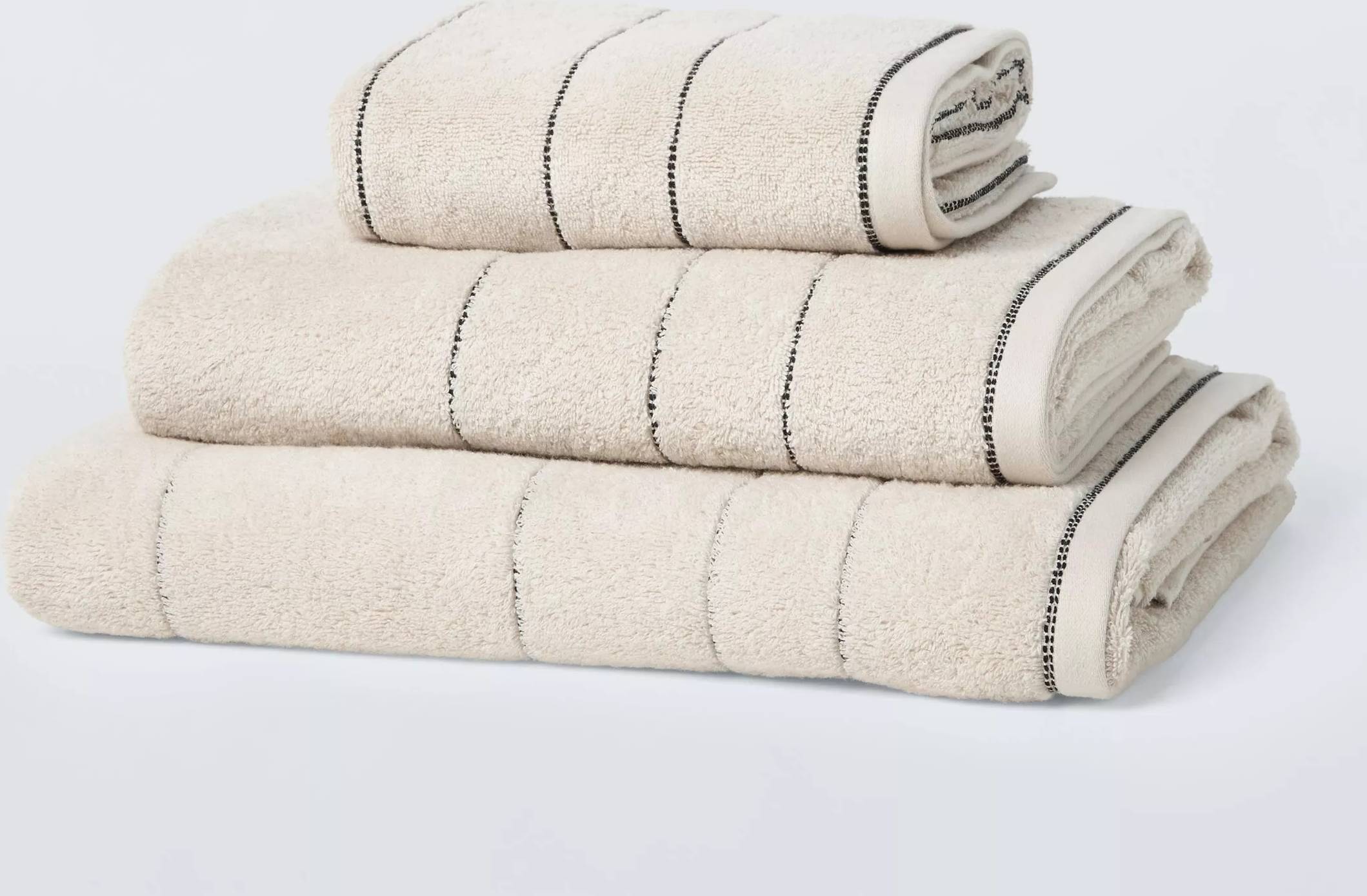 John Lewis Textured Stripe Kitchen Towel