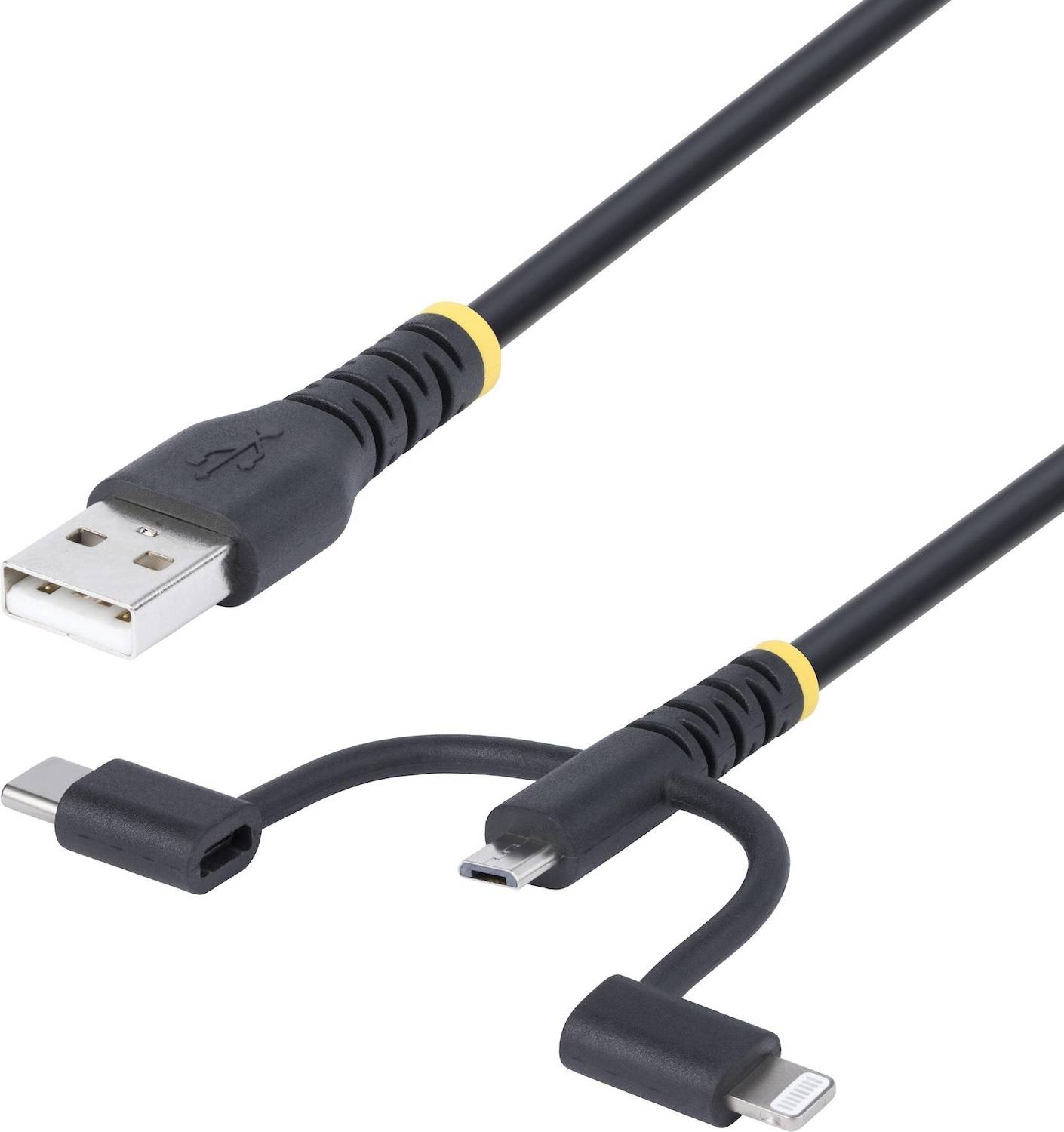 StarTech RLTCUB1MBK Rugged USB Charging Cable 1m