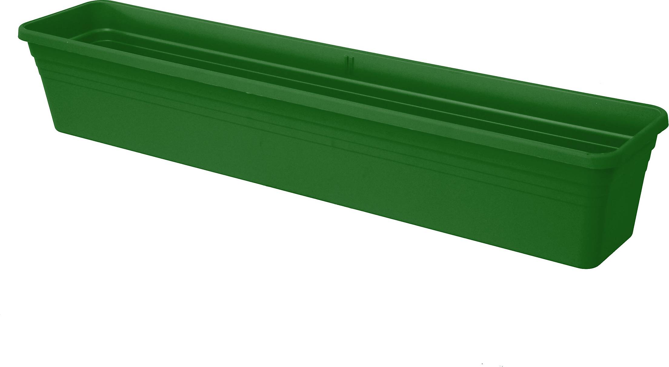 Dark Green Balcony Window Trough with Watering System