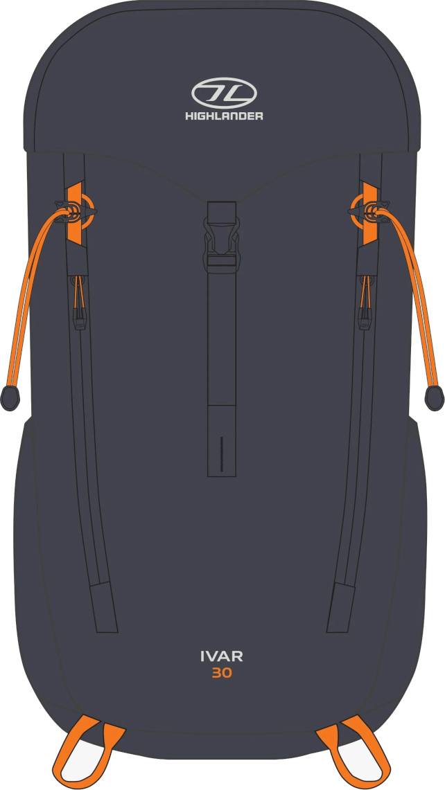 Highlander Ivar Rucksack - Grey