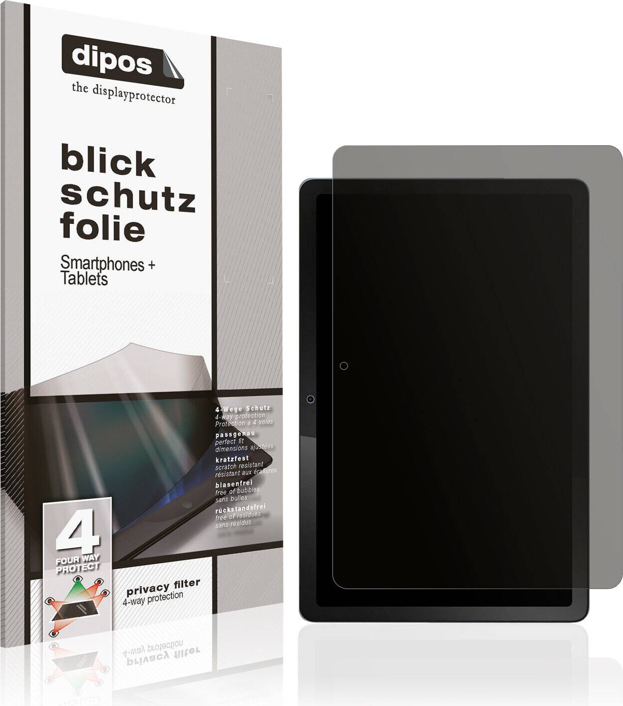 Dipos Juedur R900 10 Zoll Privacy Filter