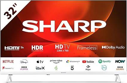 Sharp 32FH2KAW 32-Inch HD Ready Android TV