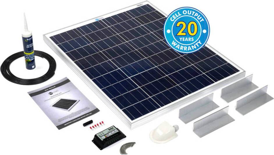Solar Technology 80W Rigid Panel Universal Fitting Kit
