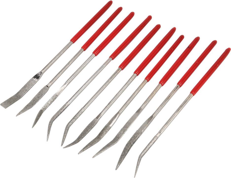 Torribaly Curved Mini Diamond File Set Needle Rasp